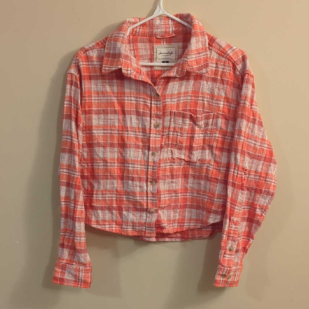 American Eagle Outfitters  Plaid Shirt Size Small